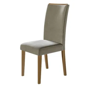 Cadeira de Madeira Cadeira Topázio Imbuia/Mascavo