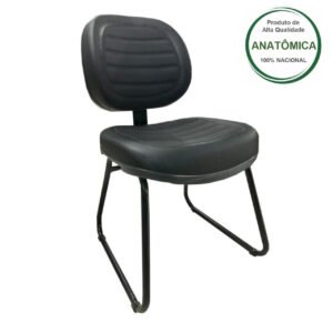 Cadeira Executiva Costurada Base Trapezio