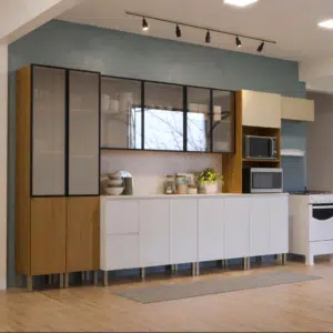 COZINHA MODULADA ARTT 7 PEÇAS 1 torre de vidro