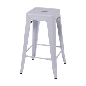 Kit 02 Banq Em Aço Com Pintura Epoxi Branca