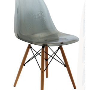 Cadeira 1101 Bpc Fume Base Madeira