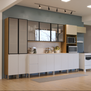 COZINHA MODULADA ARTT 7 PEÇAS 1 torre de vidro