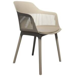 CADEIRA DE JANTAR AMENA - FENDI  - NUDE