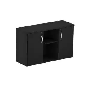ARMARIO BAIXO CREDÊNCE – 1,31×5x46  40mm –  PRETO / PRETO