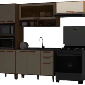 ARMMÁRIO AEREO P/GELADEIRA MUNIQUE CANELATO /NAT.OFF