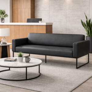 SOFÁ STAR - PÉ INDUSTRIAL   DE 3 LUGARES