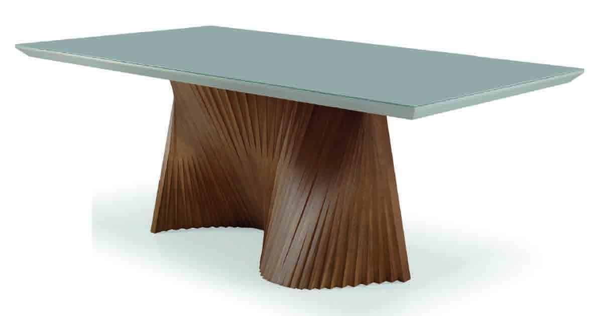 Mesa Cascata C/Vidro 2,20x 1,10 cm