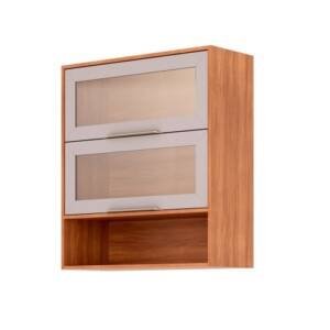 AEREO CRISTAL 80cm  2 PT  - CINAMONO OFF  WHITE