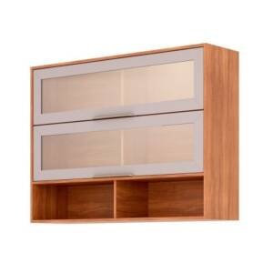 AEREO CRISTAL 120cm  2 PT  - CINAMONO OFF  WHITE