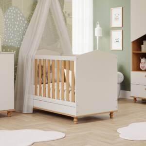Berço Mimo Off White/Nature