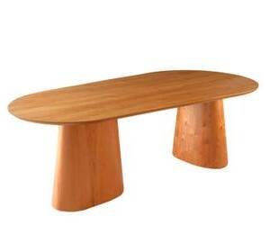 Mesa de Jantar Magnolia com tampo laminado organico de 2,20×1,10