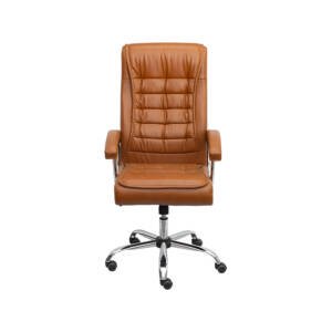 CADEIRA PRESIDENTE LUXO C/ MOLA  CARAMELO- OR 3321