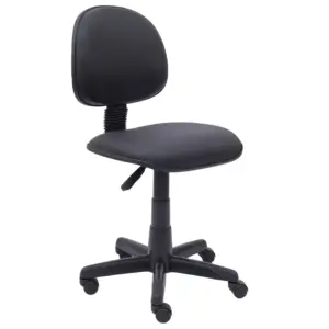 Cadeira Executiva Lisa Giratória Sem Braços – Martiflex – Cor Preta