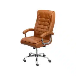 CADEIRA PRESIDENTE LUXO C/ MOLA  CARAMELO- OR 3321